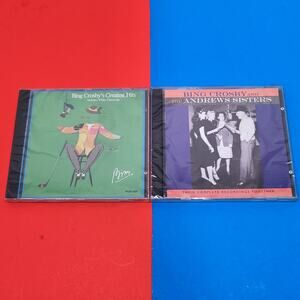 Bing Crosby Andrews Sisters Sealed CD Lot Greatest Hits White Christmas New